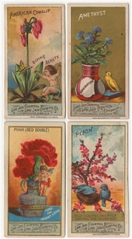 1888 N366 Lone Jack "Language of Flowers" Partial Set (26/50)